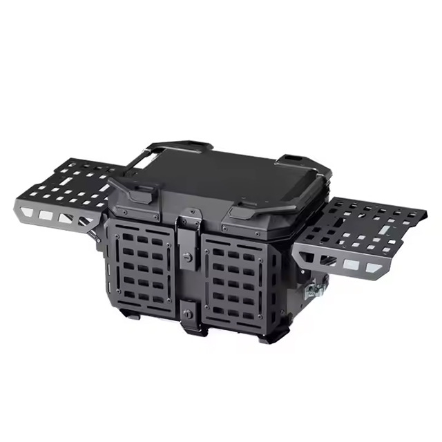 Baja trasera plegable multifuncional para motocicleta de aleación de aluminio mecha