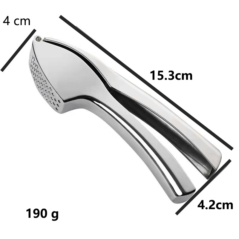 [Varias opciones] Prensa de ajo de acero inoxidable 304 de aleación de zinc, pelado manual de ajo, espuma de ajo, remover, puré de ajo, triturado