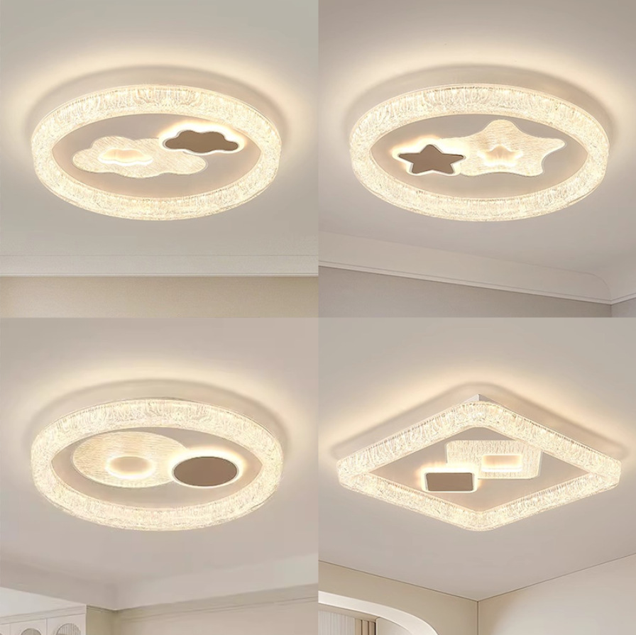 主led吸顶灯主卧室灯客厅灯轻奢极简大气护眼节能餐厅阳台中山灯