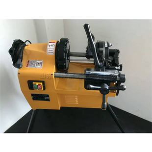 Electric pipe cutting and threading machine construction site galvanized pipe iron pipe tapping machine small air pipe cutting and chamfering machine