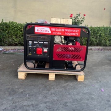 10Kw Honda Gasoline Generator, Two-Cylinder Four-Stroke Portable All-Copper Brushed Air-Cooled Emergency Power Supply