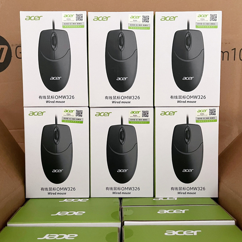 Acer Omw214 All-In-One Laptop Desktop Computer Office Business Home Wired USB Mouse