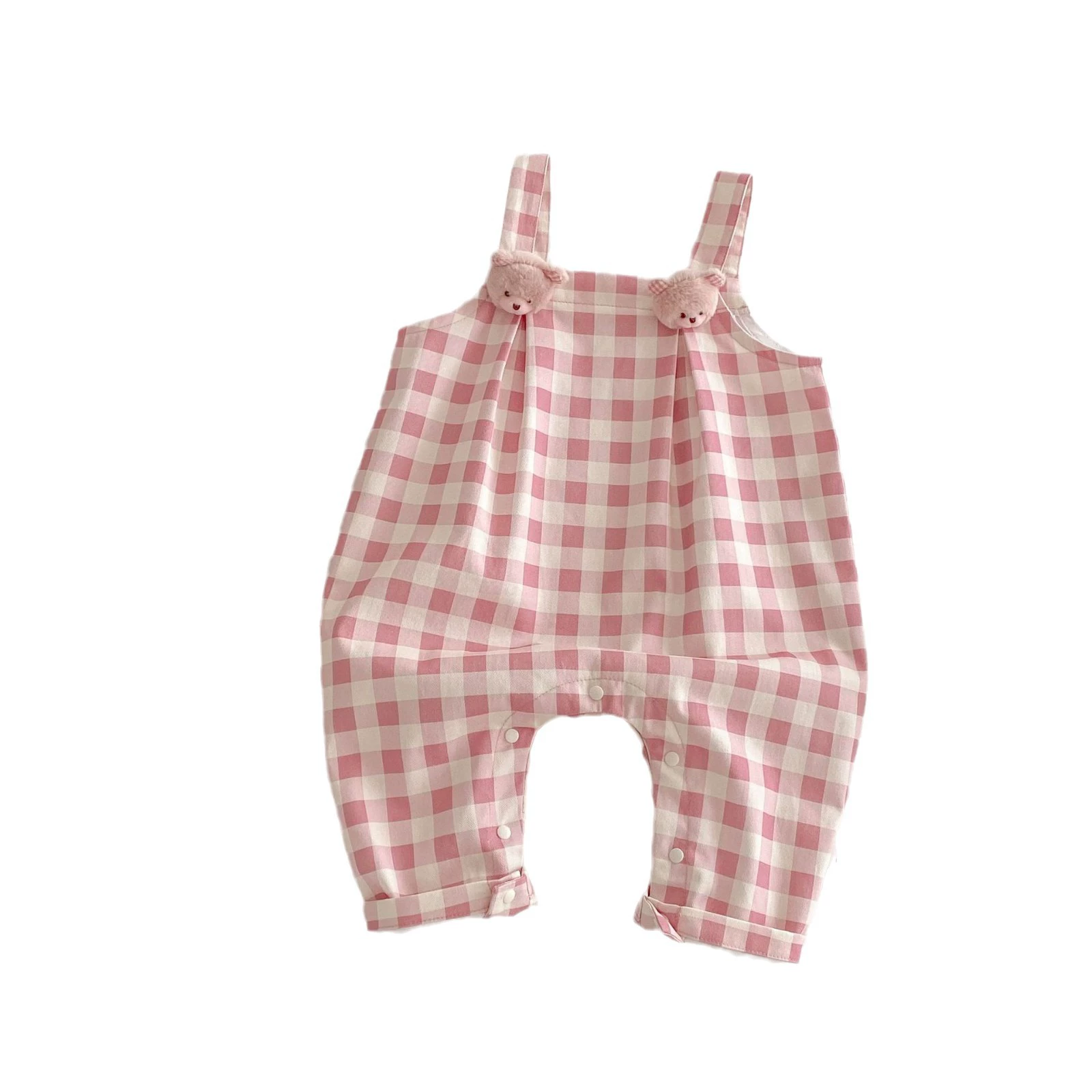 Детский весенний комбинезон для новорождённого, 0–2 года, с маленькими мишками