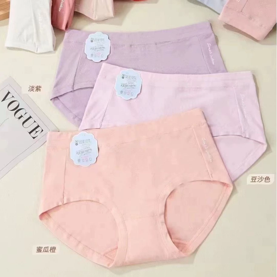彤夫人 Pants, trousers, comfortable breathable underwear, mid rise