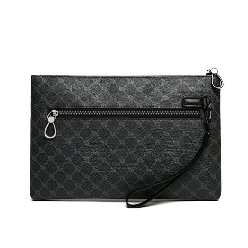 Hand-held bag new style trendy large capacity casual business envelope bag soft leather hand-grabbing bag for men men's small bag