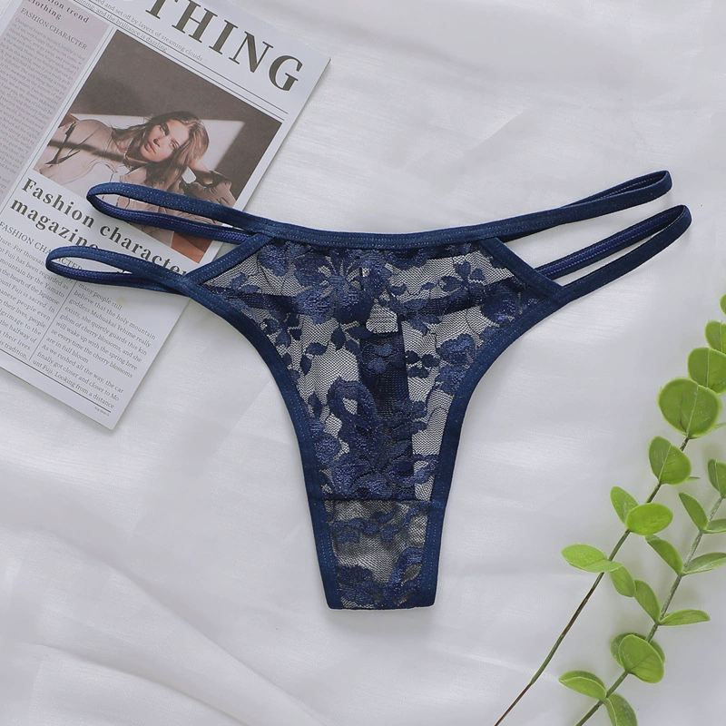 Бесшовные прозрачные дышащие кружевные sexy underwear брюки черный синий вино красный розовый размеры S M L