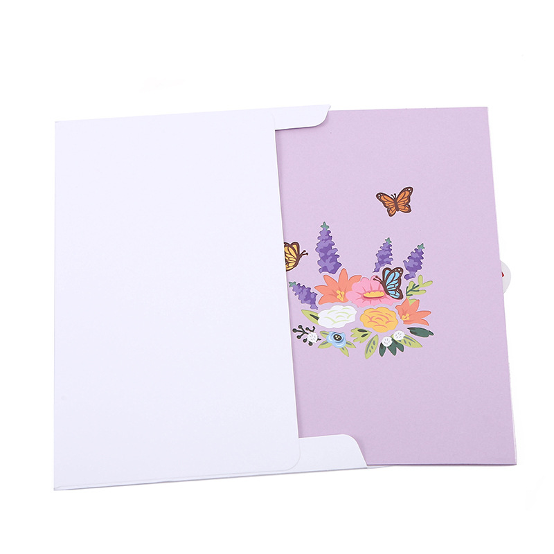 Teachers' Day Mother's Day Flower Paper Holiday Card display picture 2