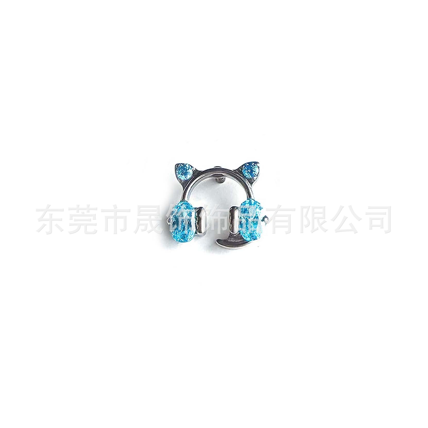 F136 Titanium 电竞小猫 Ear Stud G23 Implant Grade Titanium Ear 机猫 Helix Cartilage Stud Labret Stud Piercing Jewelry Accessories 头