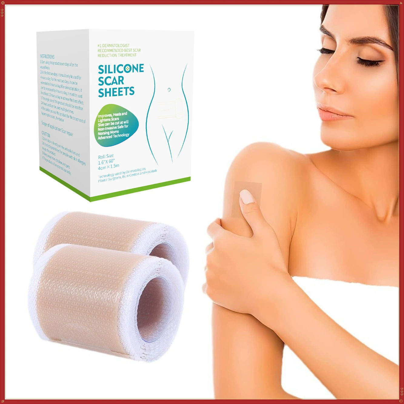 Нейтральный силиконовый гель для шрамов, силиконовый гель для кожи, гель для шрамов 4*1,5 м, пластырь для кожи