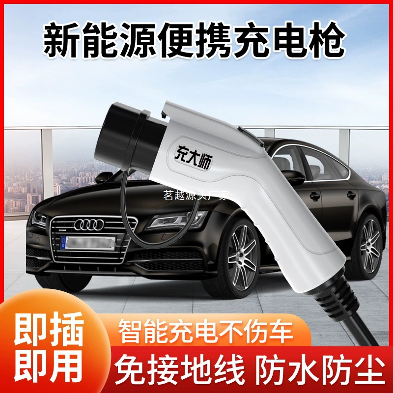 Зарядное устройство для электромобилей на новой энергии, пистолет BYD BAIC Tong, бытовая портативная зарядная станция для установки на автомобиле без заземления