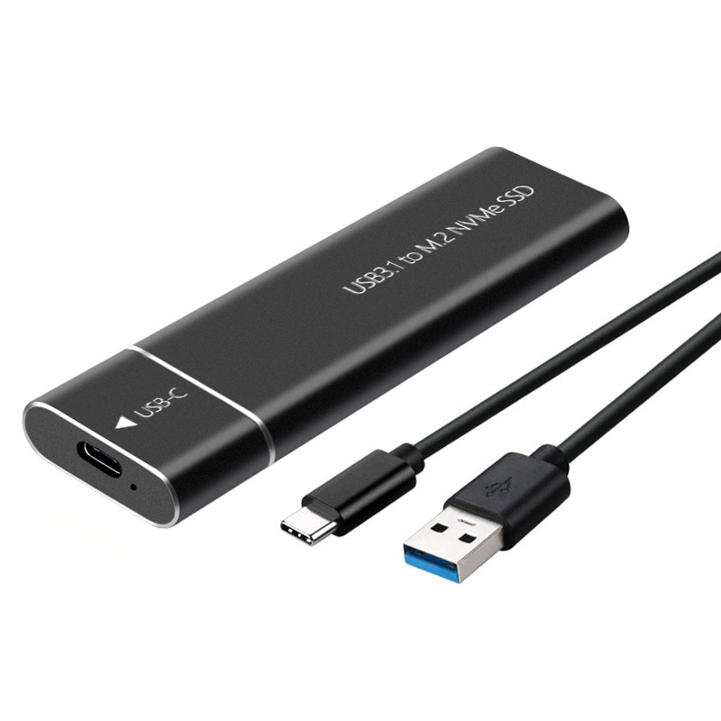 碩樂NVME固態硬盤盒usb3.1轉M.2nvmePCI協議轉Type-C硬盤盒