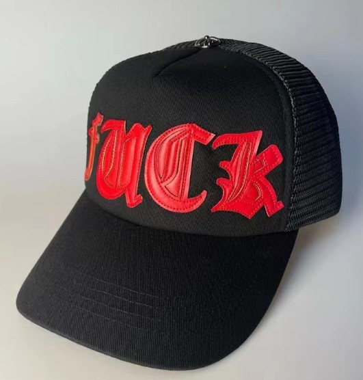 AMIRI estilo de calle para hombres y mujeres con el mismo sombrero de béisbol tendencia de protección solar sombrero de béisbol bordado de verano un cabello