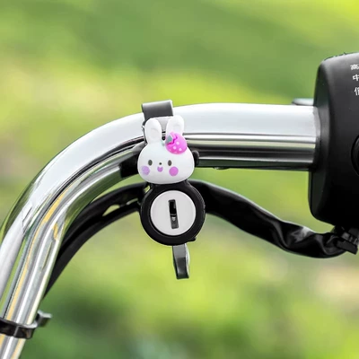 Helmet Special Anti-Theft Lock – Helmet lock - cartoon-white-rabbit-waterproof-rust-proof-and-anti-theft-installation-tools-provided