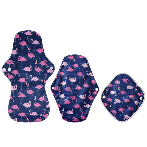 Cross-border best-selling washable aunt pad bamboo charcoal sanitary pad menstrual period sanitary napkin leak-proof and breathable maternity care