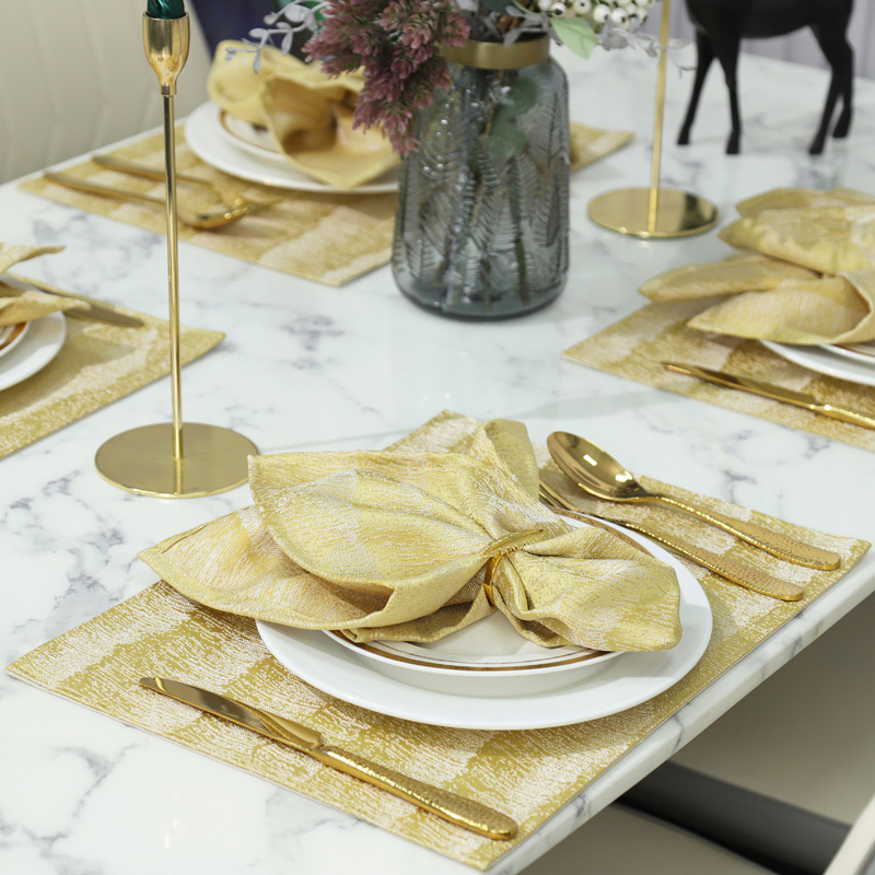 高档酒店餐巾口布餐巾扣擦杯布西餐厅餐巾布折花家用餐桌餐布方巾