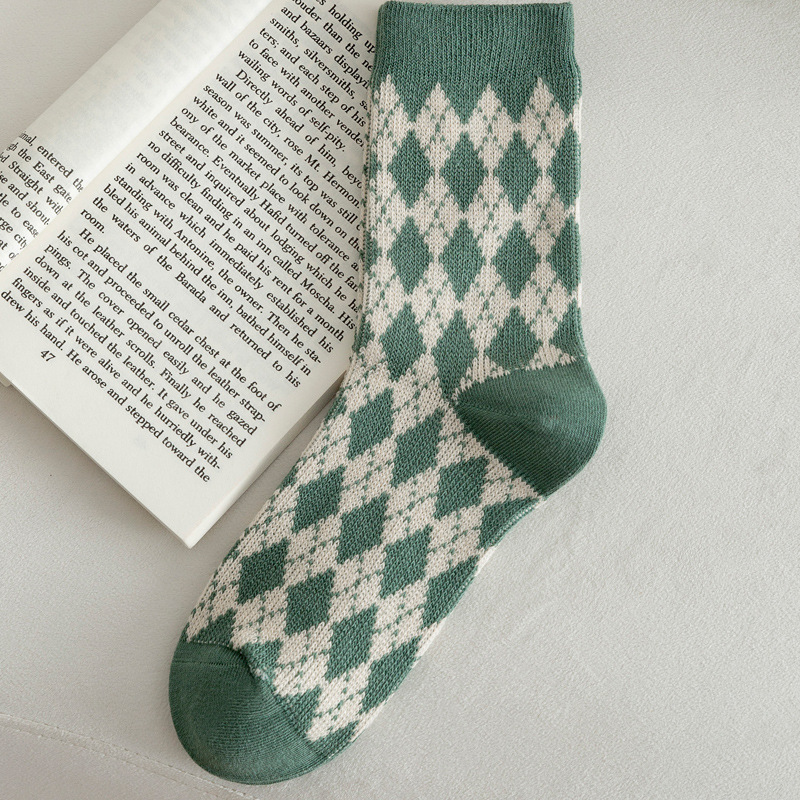 グリーン菱格子