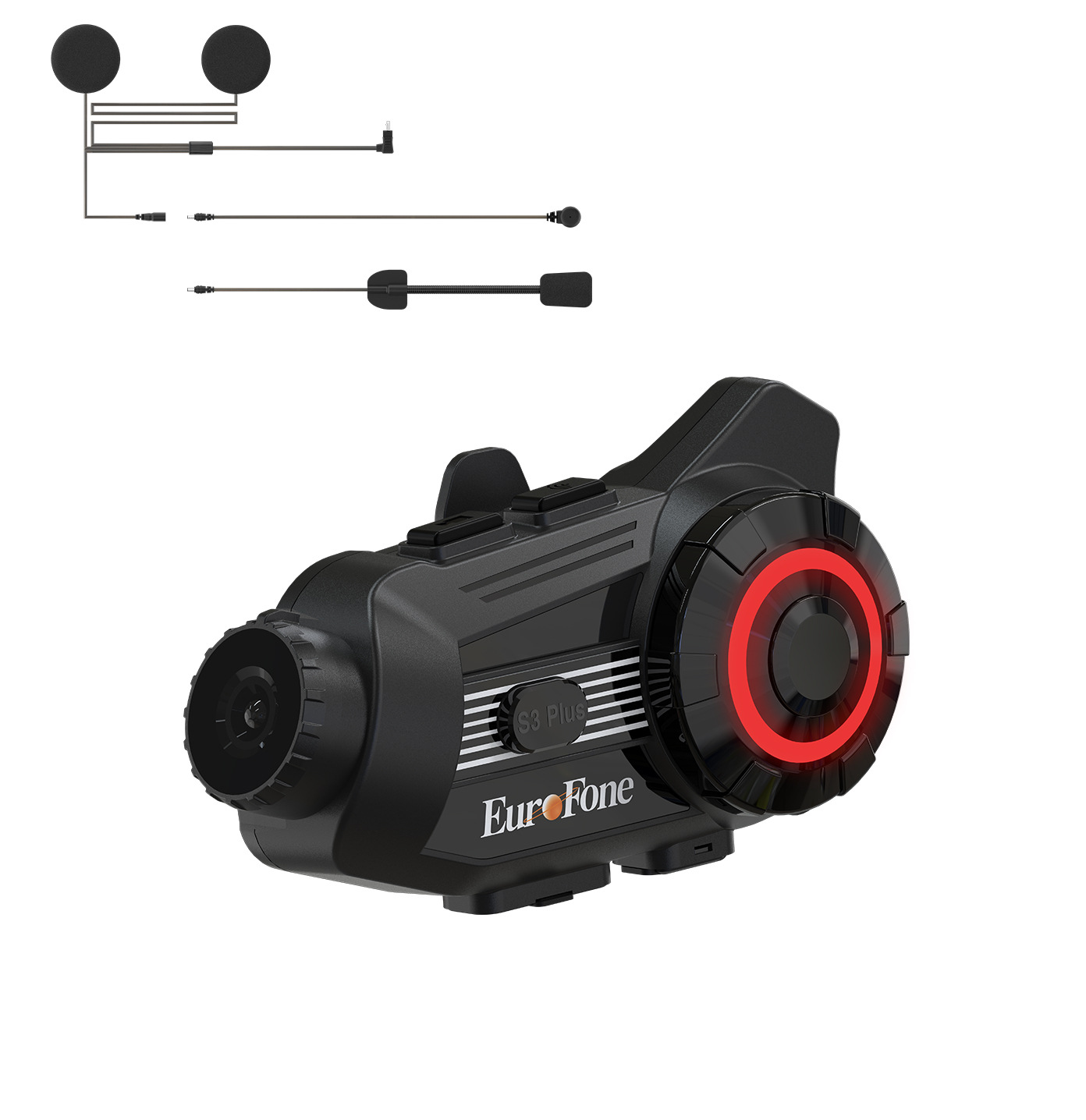 Suministros de ciclismo Casco de motocicleta Auriculares Bluetooth Cámara HD intercomunicador todo en uno Auriculares intercomunicador de 6 personas