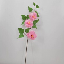 扶桑花大红花仿真花婚庆布置摄影道具商店布景-旭高档仿真花花卉