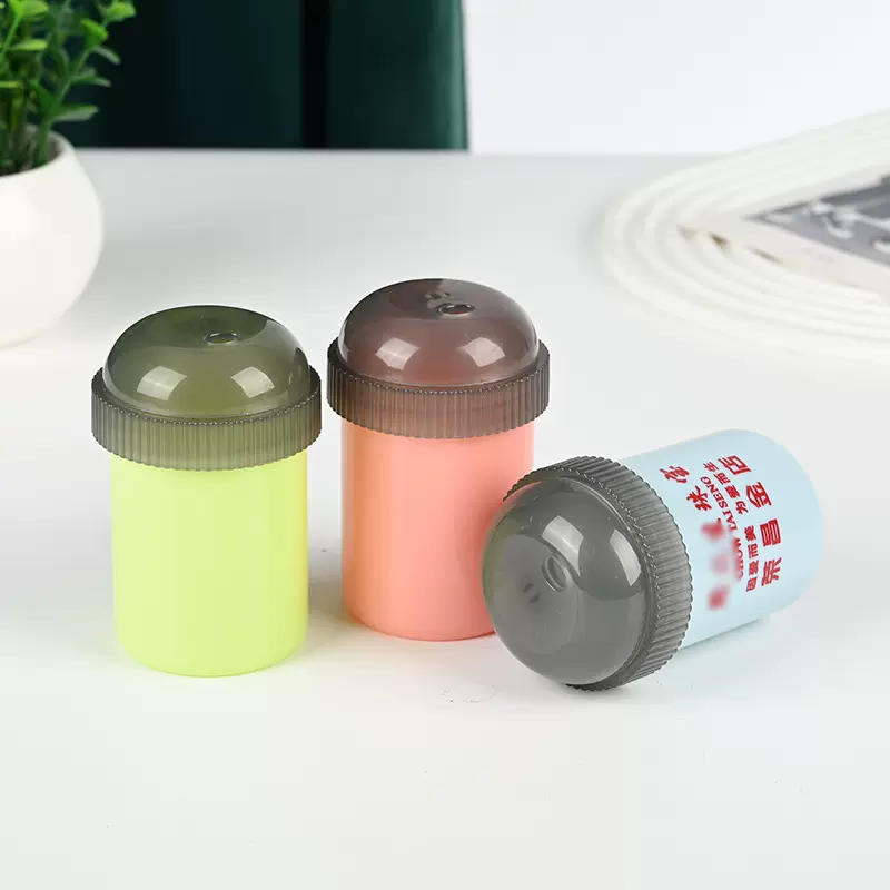 塑料pp圆盖牙签筒定做简约家用牙签罐广告礼品宣传牙签盒印logo