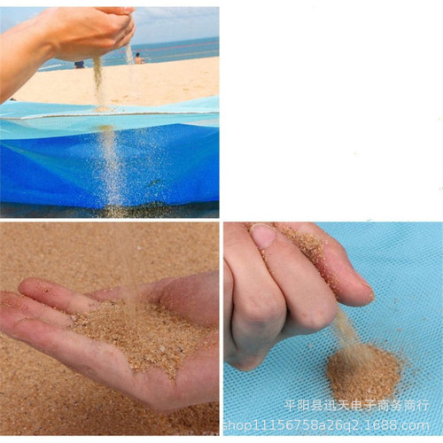 Cross-border outdoor nylon bag waterproof and convenient foldable picnic mat lawn moisture-proof mat polyester plaid beach mat