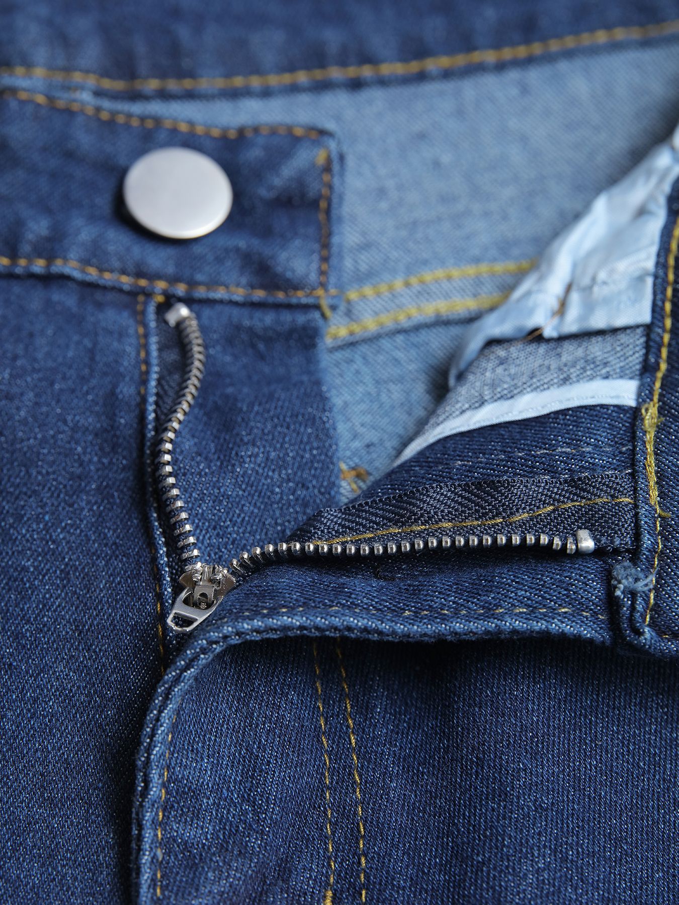 Europa y América Amazon estación independiente de moda de color sólido jeans elásticos de hombre pie pequeño de cintura media jeans de hombre