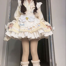 【四面弹面料】泡泡熊原创设计小眠汪和风Lolita套装洛丽塔小女仆