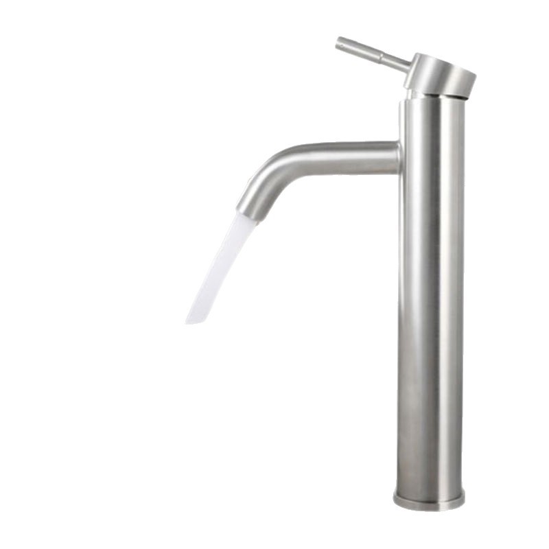 Lavabo de baño grifo de lavabo 304 acero inoxidable frío y caliente simple aumento de refrigeración al por mayor faucet factory