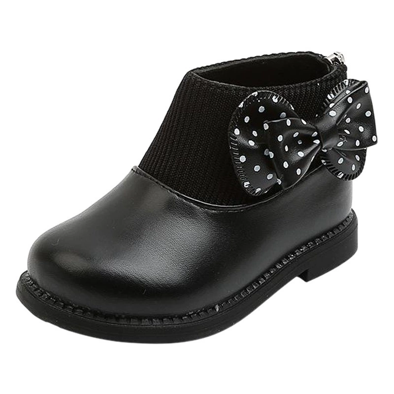 Детские хлопковые сапоги 2023, новая зимняя детская обувь, сапоги Martin в Корейском стиле для девочек, универсальные детские универсальные Ботинки Martin с флисовой подкладкой