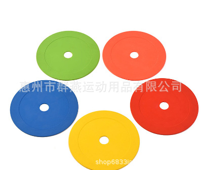 Placa de logotipo Placa de entrenamiento de fútbol Placa de logotipo plana Placa de logotipo de disco formación obstáculo pie cesta fila tenis hito pad