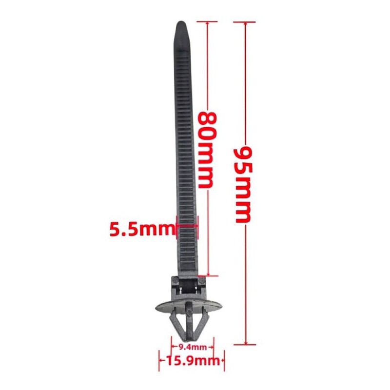 Suitable for Audi Ford Toyota Honda Car Wiring Harness Clip Bellows Plastic Nylon Line Fixing Buckle