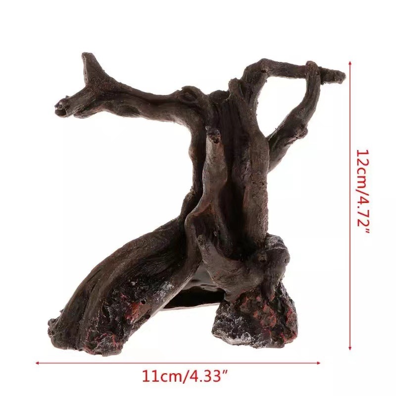鱼缸造景青苔树洞躲避洞穴树洞残骸水桶树脂工艺品现货跨境热卖|ru