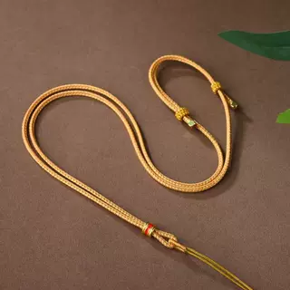 简约细款金钱币女款男士项链绳吊坠挂绳唐卡玉器佛牌挂坠绳挂件绳