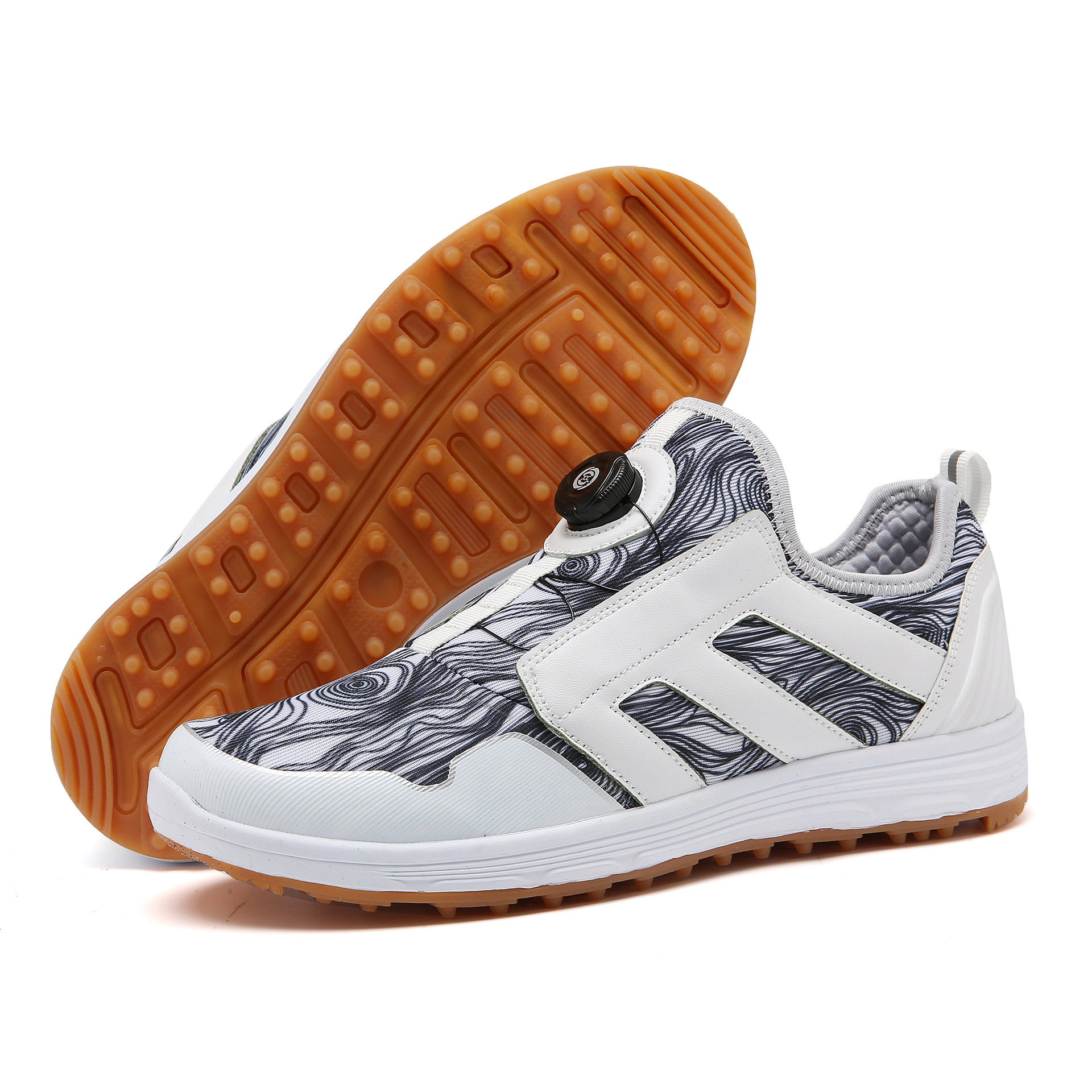 G-961 공장 직송 골프화 캐주얼 남녀공용 고정 스파이크 통기성 캐디화