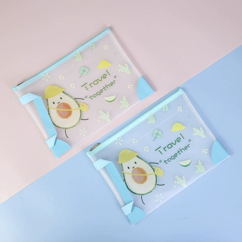 Subject classification file storage student classification large capacity test paper book learning ins Korean style file bag