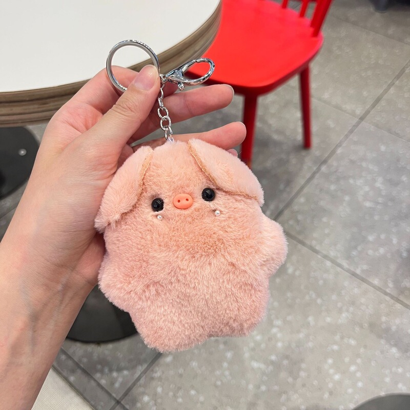人気のかわいいリボンスターぬいぐるみスターピッグきしむペンダントキーホルダーギフトキャッチャースタンド|undefined