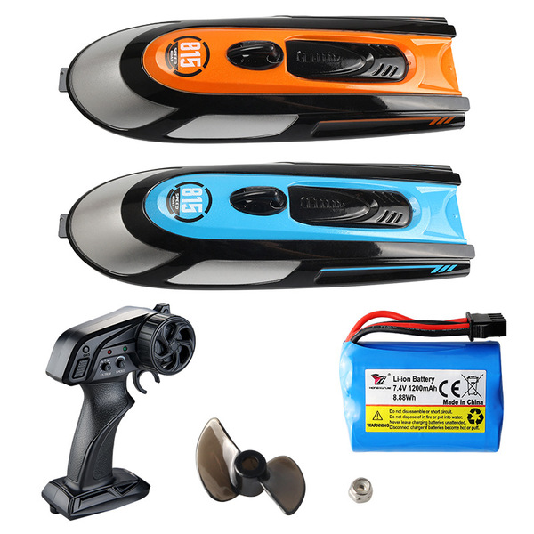 Speedboat with accessories