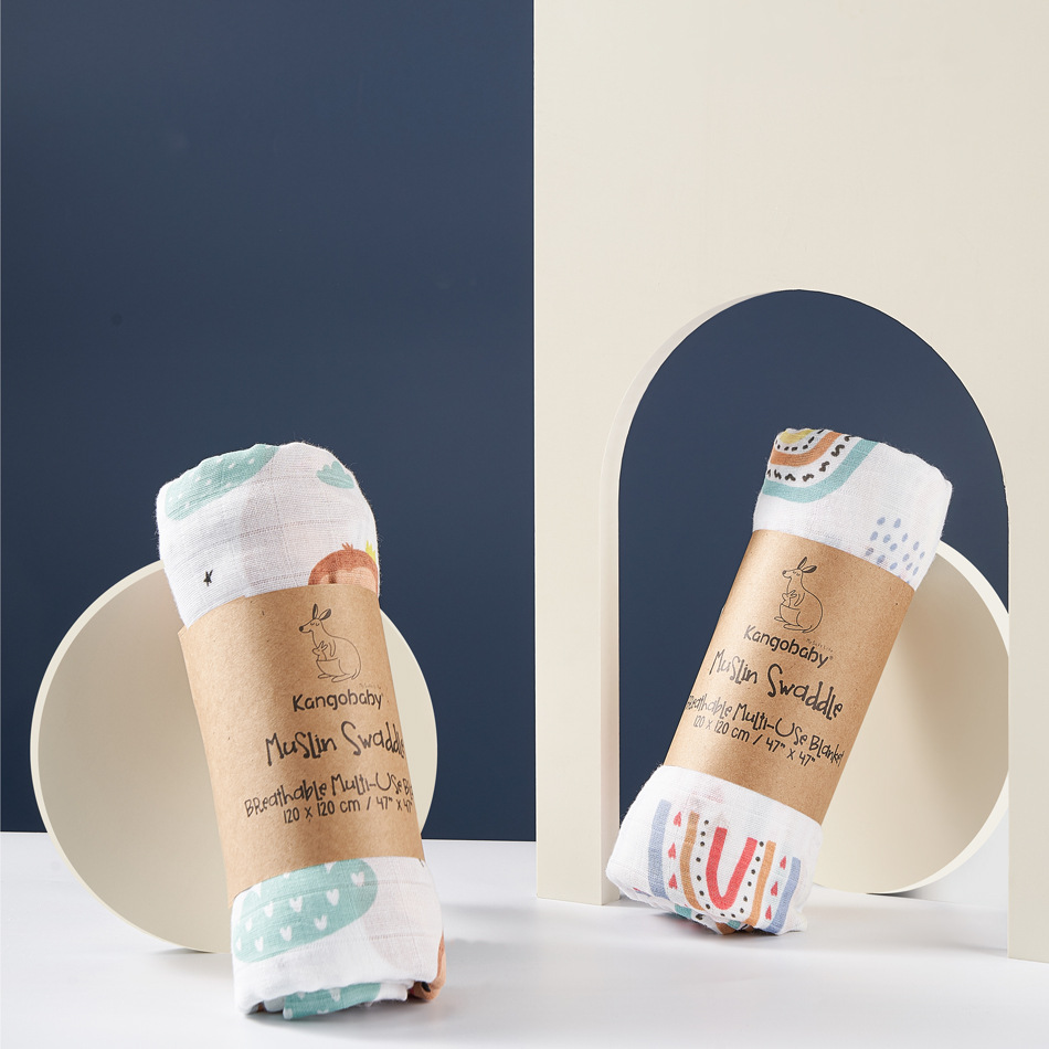 Kangobaby Soft Cotton Baby Swaddle