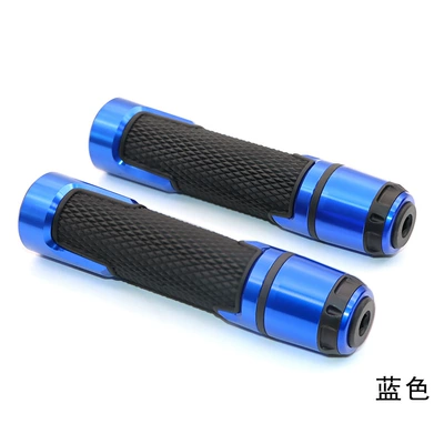 Grip Handle, Motorcycle Handle Cover - 407-handle-glue-blue