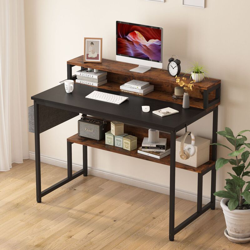 Computer desk desktop bedroom simple home desk small apartment wall simple desk study desk table