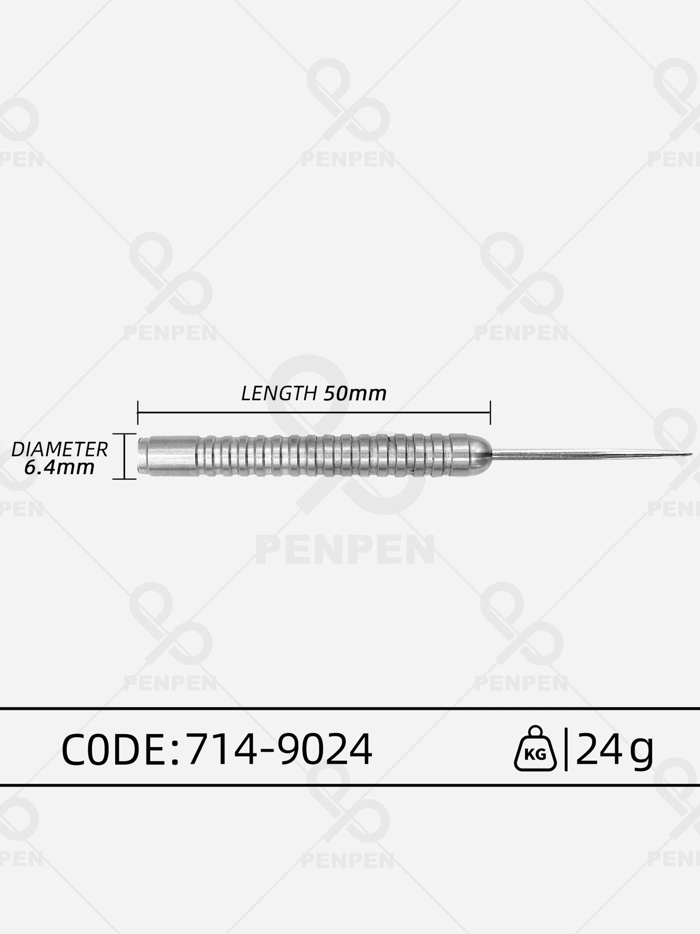 PENPEN 24g Профессиональная классика 90% твердый титаный стальной игла дартборд стальные дротики 714-9024-BH06