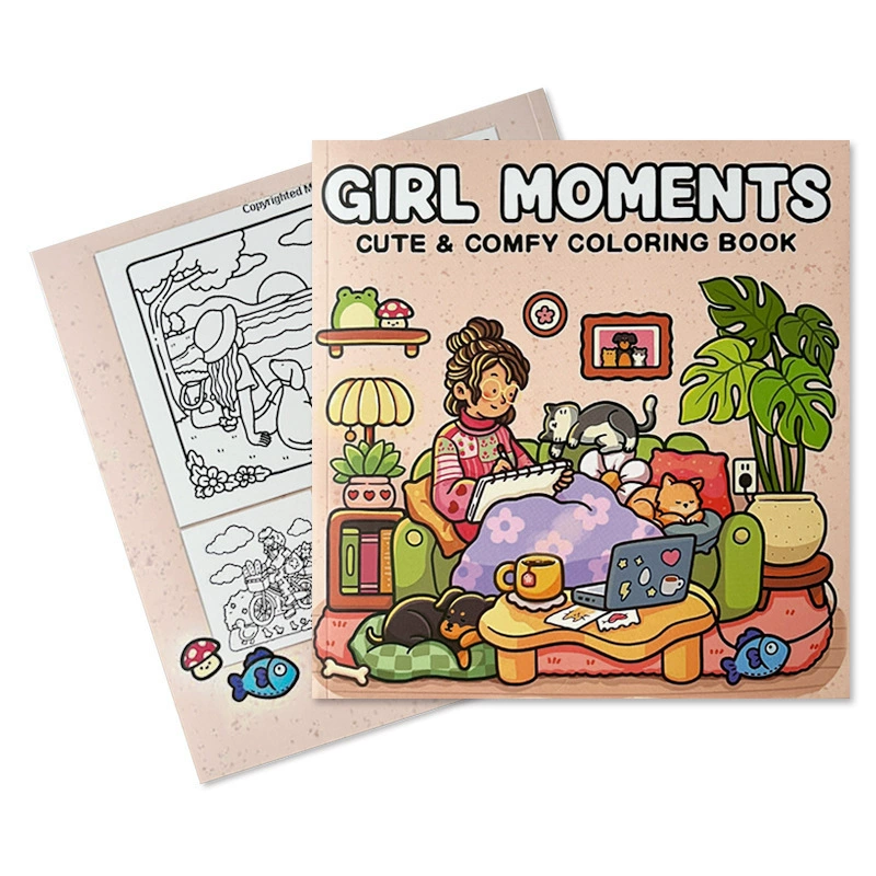 Новые поступления GIRL MOMENTSCUTE раскраска для девочек, подростковая мультяшная раскраска
