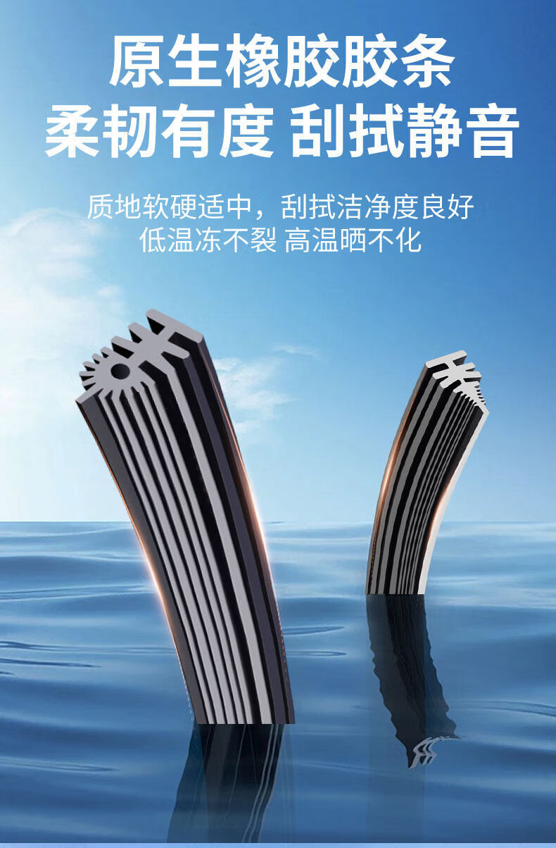 Eleven rubber strip wipers are compatible with Geely Emgrand GS/GL, Vision X3/X6, Boyue, Borui, Binrui original models