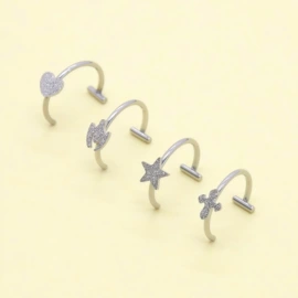 鼻饰;唇饰;耳夹