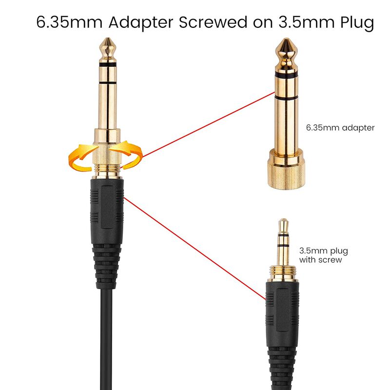 厳選された Shure SRH440/840/940 ヘッドフォン ケーブル SHP9000 SHP8900 適切なヘッドフォン ケーブル|undefined