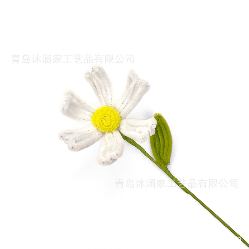 手作り DIY ツイストスティック小さなグサソウの花完成単一花造花バレンタインデーの誕生日ギフトガールフレンド|undefined