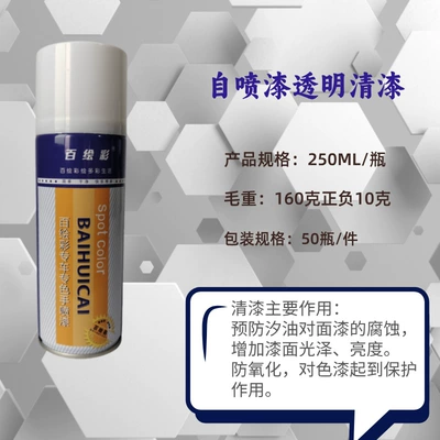 Sheet Metal Spray Repair Topcoat Brightening Glazing Protective