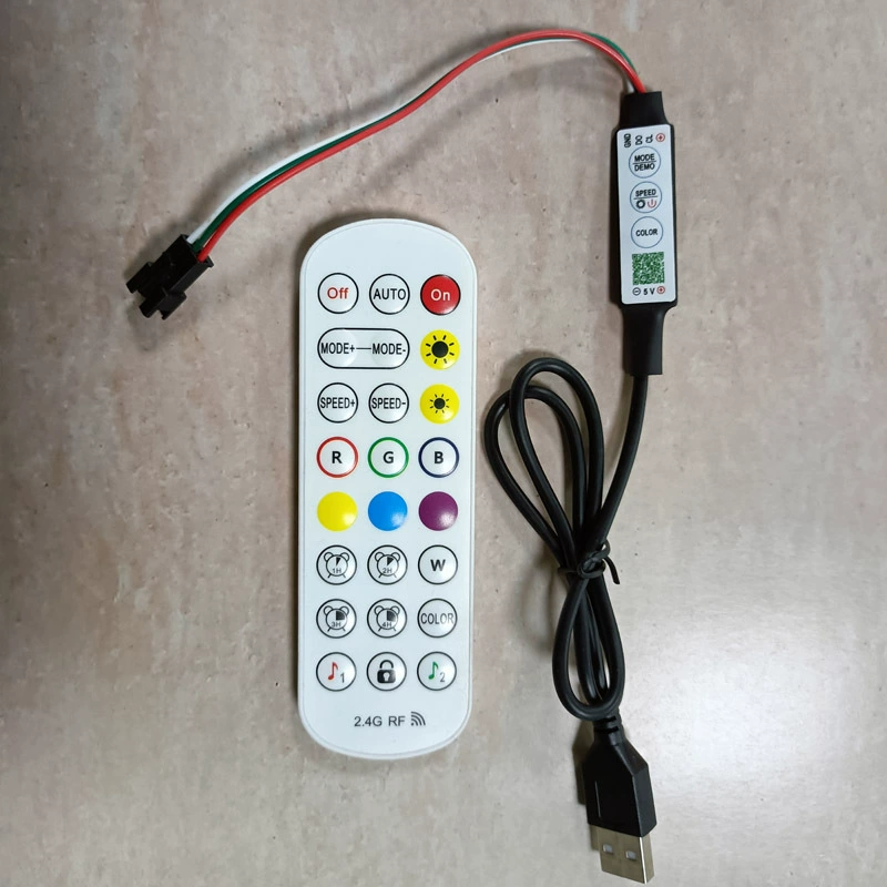 Новый мини-3-кнопочный контроллер Bluetooth волшебного цвета, мини-ручной контроллер RGB USB5V или DC5-24V