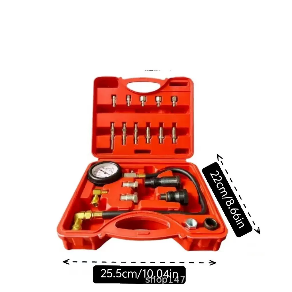 TU-15A柴油气缸压力计汽车工具测试仪气缸压力测量仪表测缸表套装