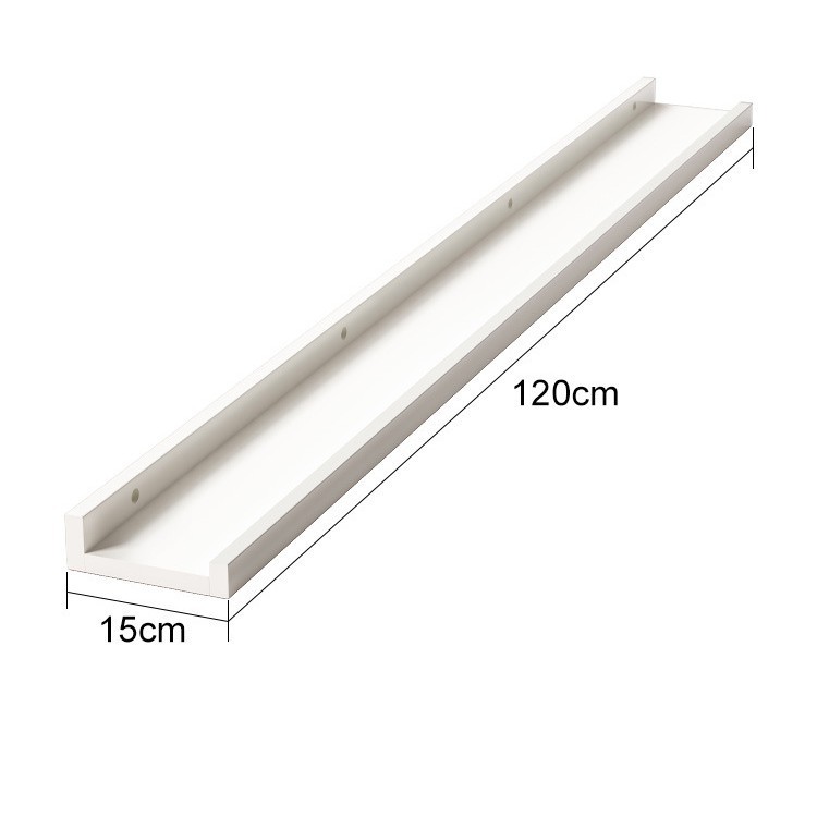 Estante de exhibición de caja ciega Estante de almacenamiento para pared de madera maciza en la pared Estante de almacenamiento de tablero de una sola palabra