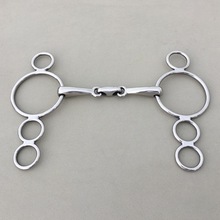 12.5厘米不锈钢马口衔英式 马术用品厂家供应 马具马嚼子一件代发